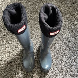Tall Hunter boots!